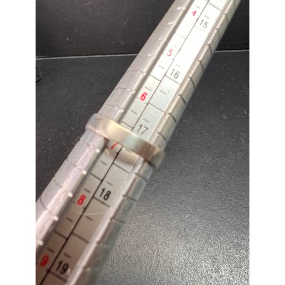 Vintage dead stock 925 Sterling Silver Southwest Mosaic Inlay Ring Size 7 - Picture 14 of 15